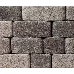 BASALITE STONEWALL CAP TORINO 128 EA/PAL - 3" TUMBLED CAP 1.12 EA/FT 13.5" / 8" X 3" X 12"