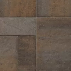 Belgard Dimensions 6 Paver, 60mm, 3-Piece, Antiqued Belgian