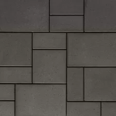 Techo-Bloc Blu 80mm HD² Smooth Paver, Onyx Black, 3-Piece | 005536