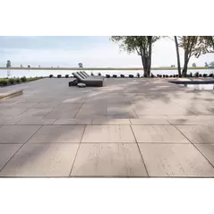 Techo-Bloc Travertina Klean-bloc HD² Paver, 20" x 20-20" x 10", Rock Garden Brown | 006190