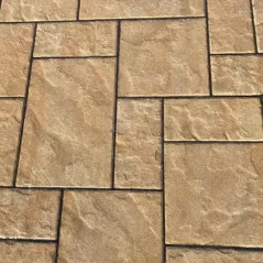 Unilock Beacon Hill Flag Max Tuscany 1 Layer 11.66 sf/1 Pallet 116.57 sf- 10  Layers - Tuscany Blend Random | 0261M01627051-0