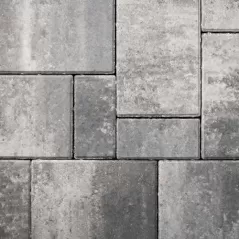 Belgard Catalina Tile Paver, 30mm, 3-Piece, Titanium