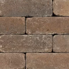 BELGARD WESTON UNIVERSAL TOSCANA 4" HIGH - 33.5 SF/PAL - 6.7 SF/LAYER 12" X 8" X 4"