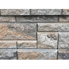 CALSTONE AB CLASSIC 6° GCT GRAY CHARCOAL TAN RETAINING WALLS 5 LR/ PALLET 8 EA/ LAYER 40 EA/ PALLET
