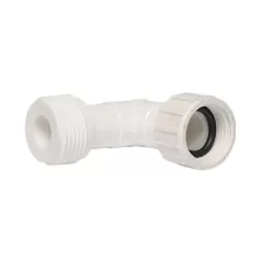 Sch 40 PVC Hose Elbow 3/4" x 3/4" FHT x MHT White | 513-007