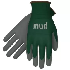 Tough Mud Work Gloves, Small Smooth Polyurethane Coated Palm Cucumber | 028C/S CUCUMBER SM