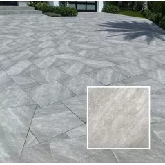 QUARTZ GRISS PORCELAIN PAVER 3CM 176 SF/ PAL 8 SF/ BX 4 SF/ EA 24" X 24" X 1-1/8"