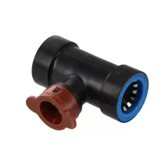 Poly Tee, 3/4" x 3/4" x 1/2" Push x Push x Push | 37361
