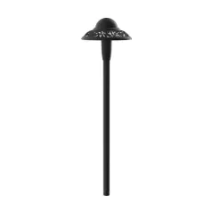 Kichler Pierced Dome Light Led Bkt 12V Integrated Textured Black 2700K