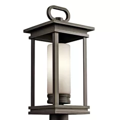 Kichler South Hope 1 Light Outdoor Post, Bronze | 49478RZ