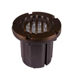 Alliance Outdoor Lighting Ground Light Brass Rock Guard