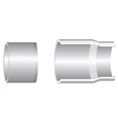 Perforated Sewer Pipe, 8" x 20' PVC BE | KB-3520P