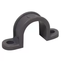 2-Hole Pipe Strap, 1-1/4" Plastic | 19496