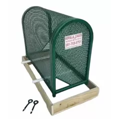 W 12" x H 24" x L 42" Backflow Green Cage | GC-3
