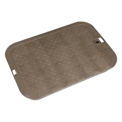 NDS Rectangular Valve Box Brown L 19" x W 14" | 113C BRN