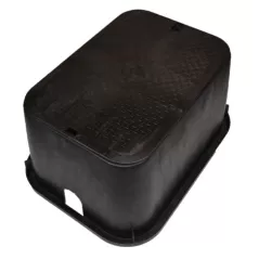 NDS Standard Jumbo Box and Cover Black L 20" x W 13" | 117BC BLK