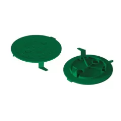 NDS Universal Valve Box Lid Green Dia 7.2" x H 2" | 6RND-UC