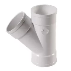 45 Degrees Elbow, 3" Hub x Hub x Hub PVC | 3P08_alt