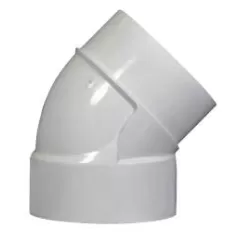 45 Degrees Elbow, 3.27" x 3.47" Spigot x Hub HDPE Street | 3P03ST