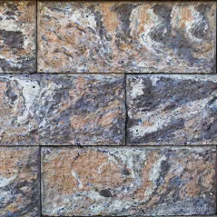 NICOLOCK COLONIAL WALL CAPPUCCINO 35FCFT/PALLET 6"