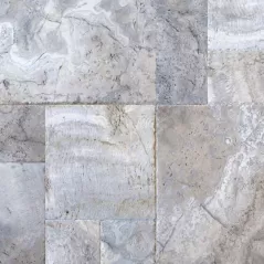 MSI SILVER TRAVERTINE BULLNOSE 5 CM 12" X 24"