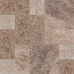 MSI NOCE/WALNUT TRAVERTINE PAVERS KITS TUMBLED 3CM 16" X 24",16" X 16", 8" X 16", 8" X 8"