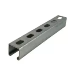 Half-Slot Strut, 20' L X 13/16" H 12 Ga Steel Pre-Galvanized | 23STA1201HS-20