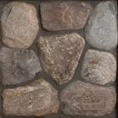 OLD NEW ENGLAND ROUNDS - MOSAIC - THIN VENEER - FLATS