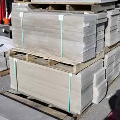 Grey Wall Cap Smooth Edges Natural Stone 2-1/4" x 12" x 48"