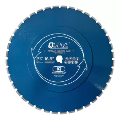Arrayed Blade, 16.5" Porcelain And Stone Blue |  PRCX16-090-QD-HM