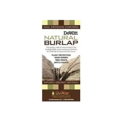 Medium-Weave Burlap, Biodegradable, 5.5 oz, 4' x 250' | NB4
