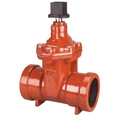 Nibco P-619-RW Non-Rising Stem Resilient Wedge Gate Valve Cast Iron 8" G x G | NHAC21L