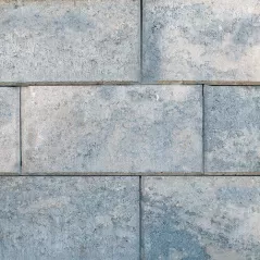 NICOLOCK STONEGATE CONT WALL OCE BLU OCEANIC BLUE - CONTEMPORARY - PREMIUM - 30 SF/ PALLET - 60 EA/ PALLET - 2 EA/ SF - 5 LR/ PALLET