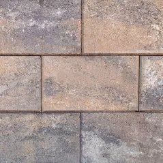 Nicolock Stonegate Cont Wall South Bay Blend - Contemporary - 30 Sf/ Pallet - 60 Ea/ Pallet - 2 Ea/ Sf - 5 Lr/ Pallet |  ST GATE WALL SO BAY
