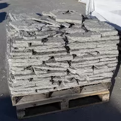 Grey Kodiak Flats W/ Split Backs Not Cut Natural Stone