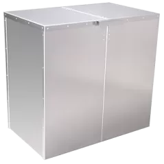StrongBox W 60" x H 39" x D 24" Clamshell Entry Backflow Enclosure | SBBC-60ALHP