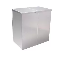 StrongBox W 75" x H 39" x D 24" Clamshell Entry Backflow Insulated Enclosure | SBBC-75ALHPI