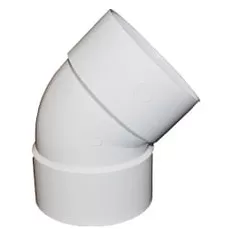 45 Degrees Elbow, Sewer & Drain 45 Degrees, 1/8" BEND | P5012