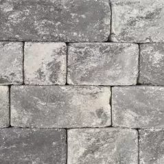 STONEGATE 3 PIECE WALL GLACIER 26 SF /PALLET 6" X 4"/12" X 10"/16" X 14" 5 PIECE