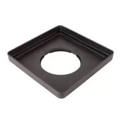 12" Square Low Profile Basin Black | BS12LP | BS12LP