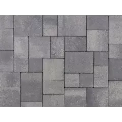 COURTYARD 4PC GREY CHARCOAL 127 SF/PALLET 60MM