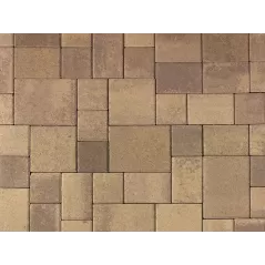 COURTYARD 4PC SAND STONE MOCHA 127 SF/PALLET 60MM