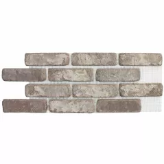 Rushmore Tumbled Brickweb Sheet 8.74 Sf 5 Sheet/Box 28" X 10-1/2" X 9/16"