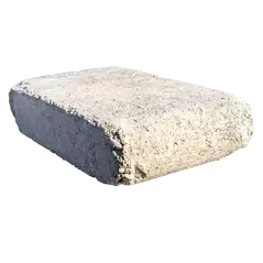 Weathered Bullnose Tread, Chestnut, Concrete