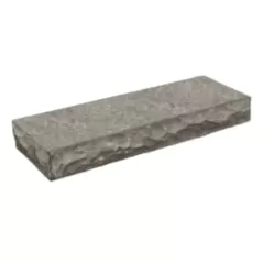 BLACK BASALT STEPS, THERMAL TOP AND ROCK FACE 1 LONG 48" X 16" X 6"