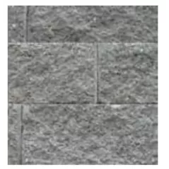 BASALITE GW 8" CAP GREY 40 EA/PAL - TRI-PLANE TAPERED SIDES 18" X 8" X 10-1/2"