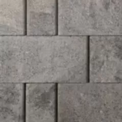 BELGARD STEEPLECREST WALL RIO 3PC 25.83 SF/ PALLET 5.17 SF/ LAYER 5 LAYER/ PALLET 6" X 10" X RANDOM