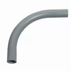 Electrical Conduit 90 Degrees Sweep Elbow, 3" Plain End PVC | CARL UA9FL