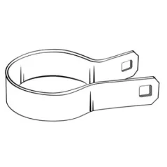 Tension Band, (L) 2-3/8" Pressed Steel or Cast Iron | FG238TBR