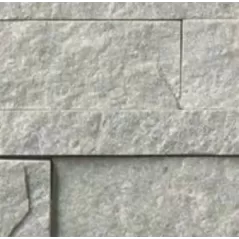 SPLITFACE PANELS WHITE QUARTZITE 6 X 24